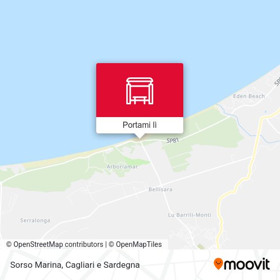 Mappa Sorso Marina
