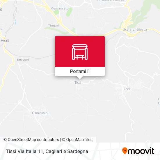 Mappa Tissi Via Italia 11