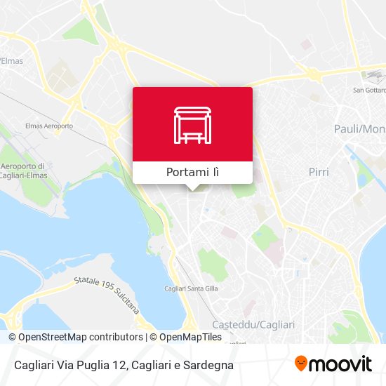 Mappa Cagliari Via Puglia 12