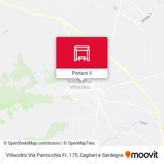 Mappa Villacidro Via Parrocchia Fr. 175
