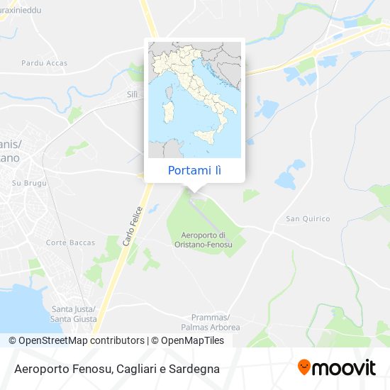 Mappa Aeroporto Fenosu