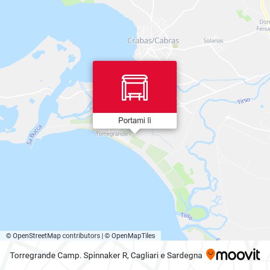 Mappa Torregrande Camp. Spinnaker R