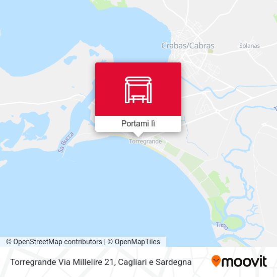 Mappa Torregrande Via Millelire 21