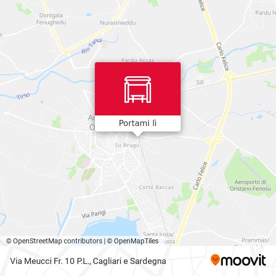 Mappa Via Meucci Fr. 10 P.L.
