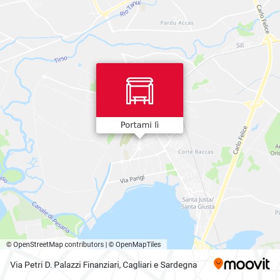 Mappa Via Petri D. Palazzi Finanziari