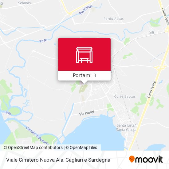 Mappa Viale Cimitero Nuova Ala