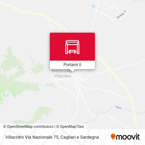 Mappa Villacidro Via Nazionale 75