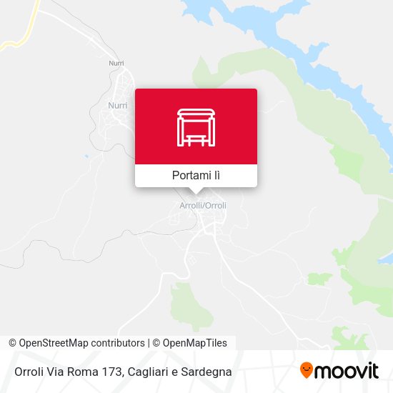 Mappa Orroli Via Roma 173