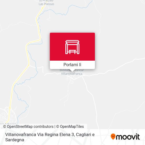Mappa Villanovafranca Via Regina Elena 3