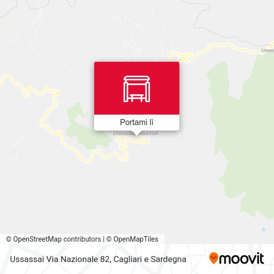 Mappa Ussassai Via Nazionale 82