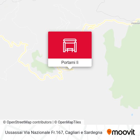 Mappa Ussassai Via Nazionale Fr.167