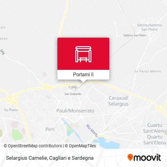 Mappa Selargius Camelie
