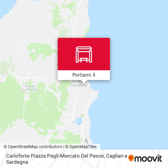Mappa Carloforte Piazza Pegli-Mercato Del Pesce