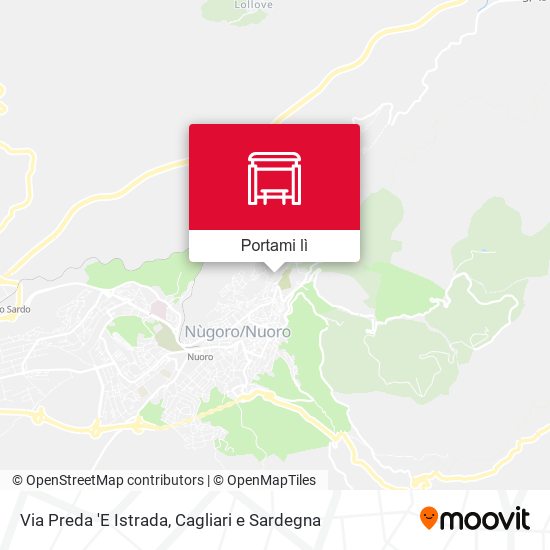 Mappa Via Preda 'E Istrada