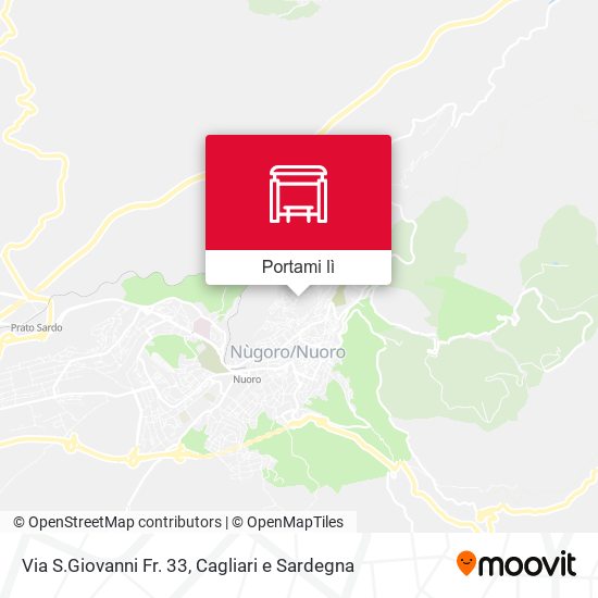 Mappa Via S.Giovanni Fr. 33