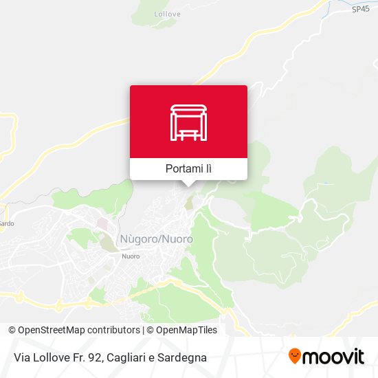 Mappa Via Lollove Fr. 92