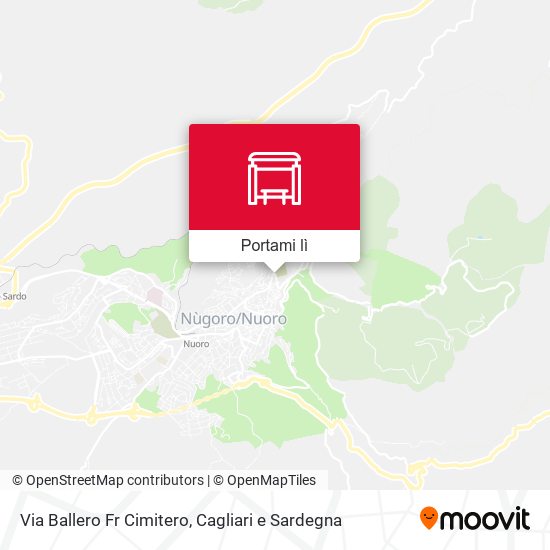 Mappa Via Ballero Fr Cimitero