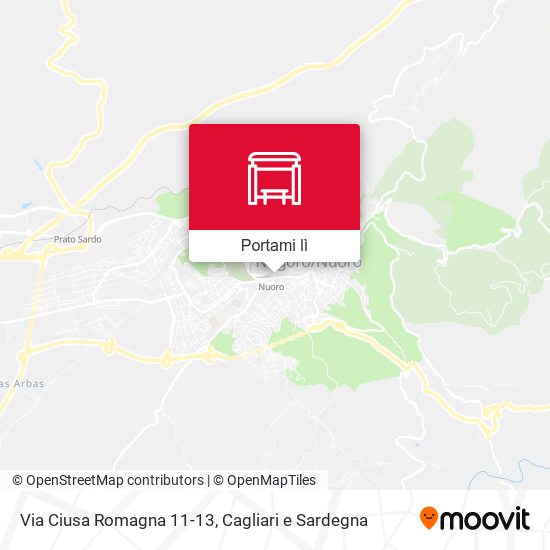 Mappa Via Ciusa Romagna 11-13
