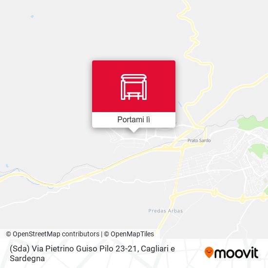 Mappa (Sda) Via Pietrino Guiso Pilo 23-21