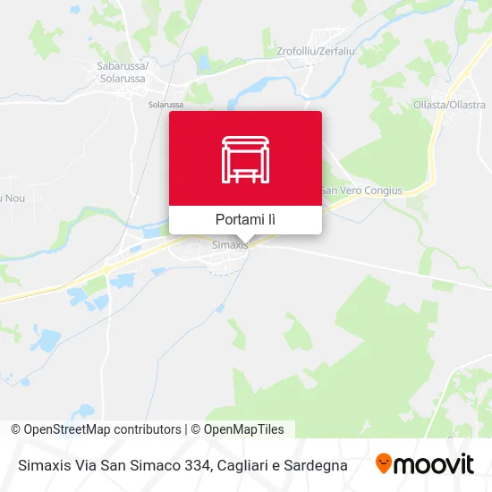 Mappa Simaxis Via San Simaco 334