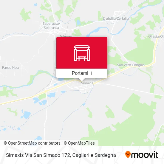 Mappa Simaxis Via San Simaco 172