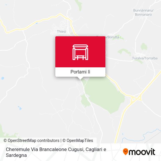 Mappa Cheremule Via Brancaleone Cugusi