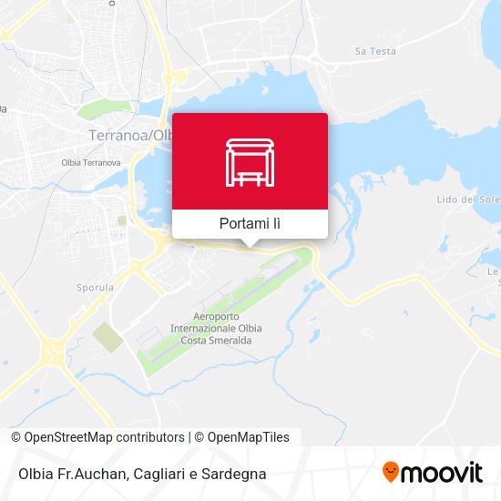 Mappa Olbia Fr.Auchan