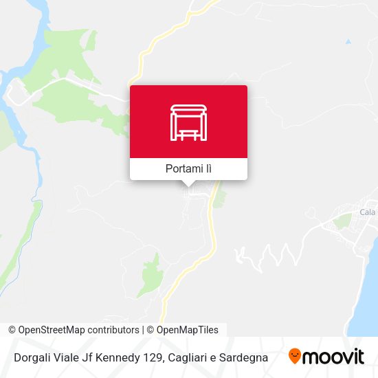 Mappa Dorgali Viale Jf Kennedy 129