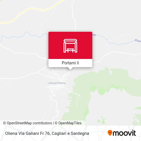 Mappa Oliena Via Galiani Fr.76