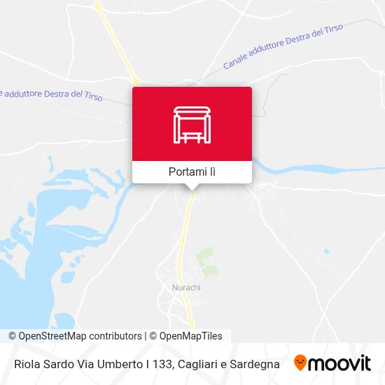 Mappa Riola Sardo Via Umberto  I 133