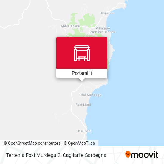 Mappa Tertenia Foxi Murdegu 2