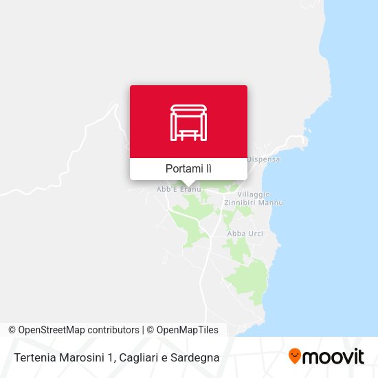 Mappa Tertenia Marosini 1