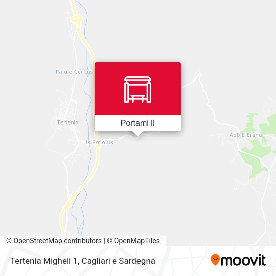 Mappa Tertenia Migheli 1