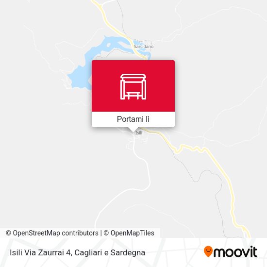 Mappa Isili Via Zaurrai 4