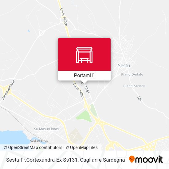 Mappa Sestu Fr.Cortexandra-Ex Ss131