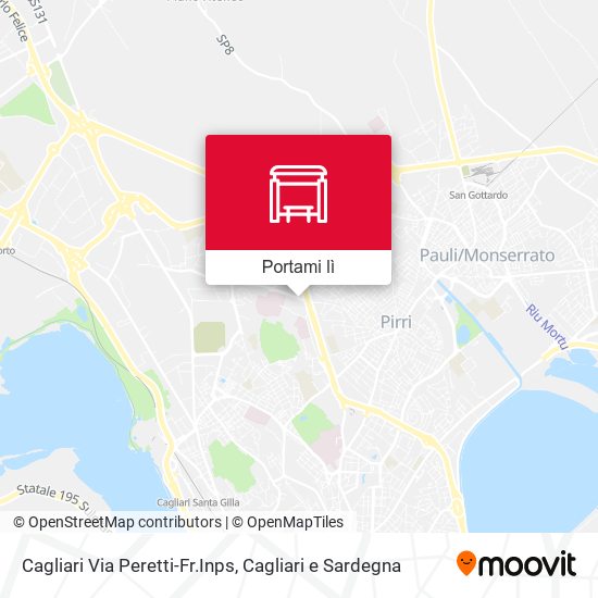 Mappa Cagliari Via Peretti-Fr.Inps