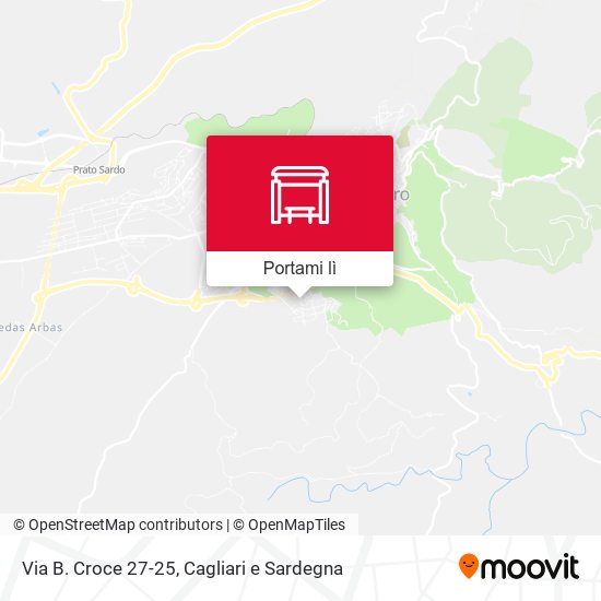 Mappa Via B. Croce 27-25