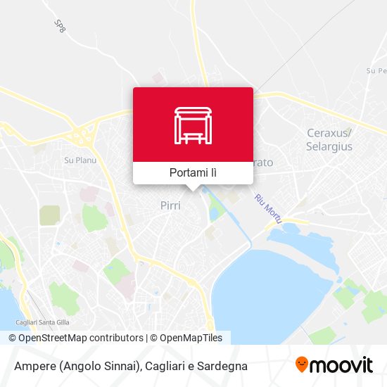 Mappa Ampere (Angolo Sinnai)