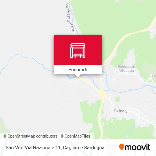 Mappa San Vito Via Nazionale 11