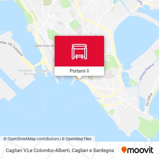 Mappa Cagliari V.Le Colombo-Alberti