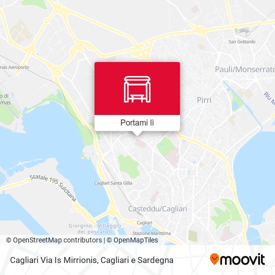 Mappa Cagliari Via Is Mirrionis