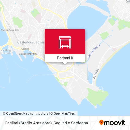 Mappa Cagliari (Stadio Amsicora)