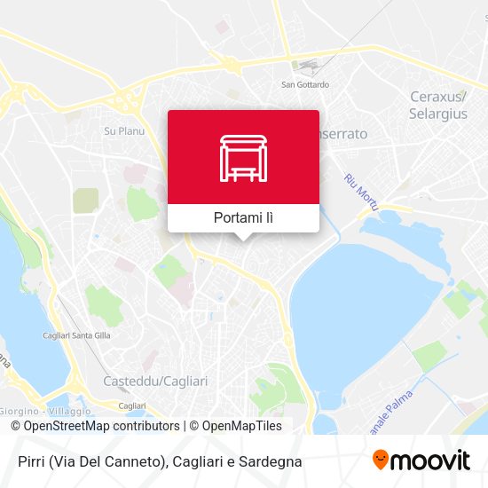 Mappa Pirri (Via Del Canneto)