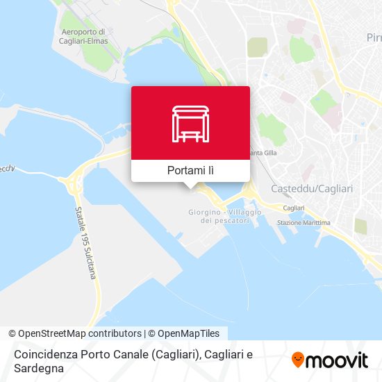 Mappa Coincidenza Porto Canale (Cagliari)