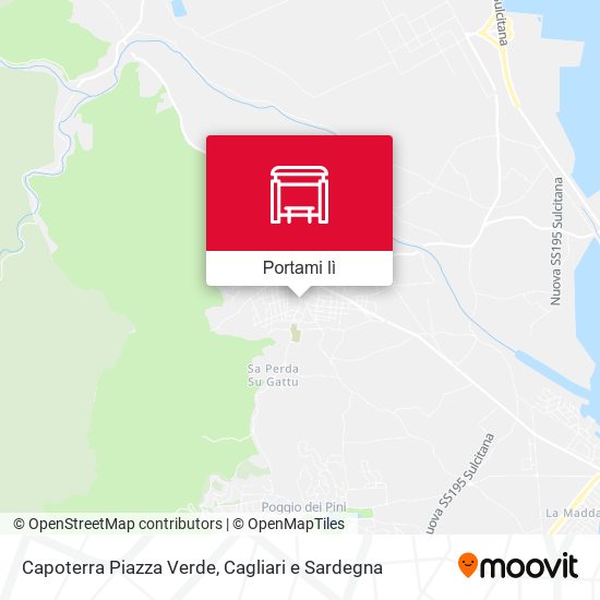 Mappa Capoterra Piazza Verde