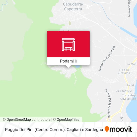 Mappa Poggio Dei Pini (Centro Comm.)