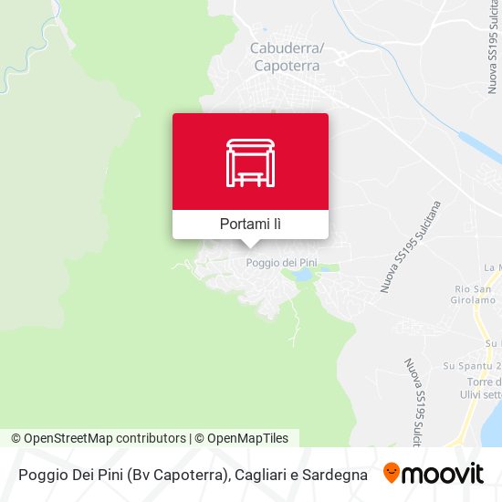 Mappa Poggio Dei Pini (Bv Capoterra)