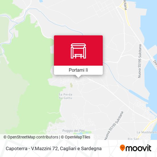 Mappa Capoterra - V.Mazzini 72