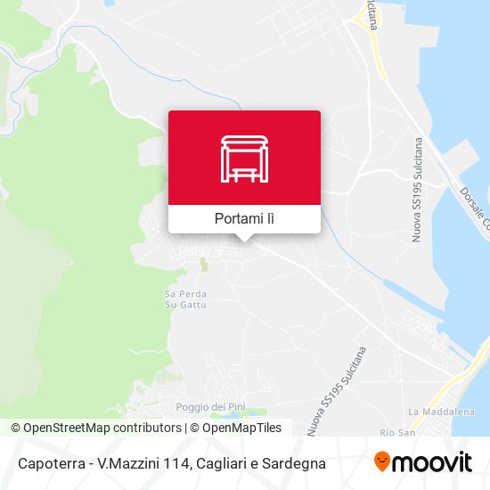 Mappa Capoterra - V.Mazzini 114