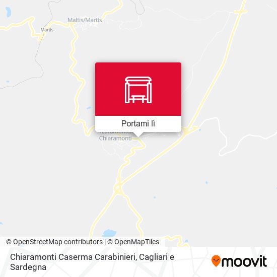 Mappa Chiaramonti Caserma Carabinieri